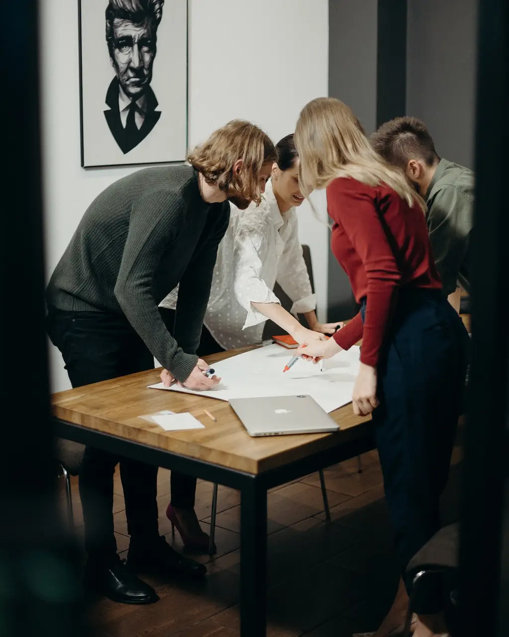 Team planlægger digitalisering